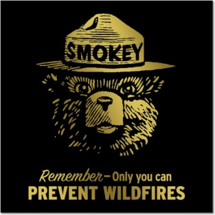 Smokey The Bear - Prevent Wildfire Posters and Art
